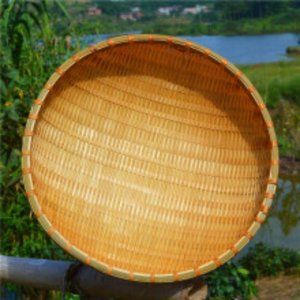 Pure handmade bamboo basket